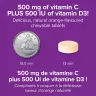 Webber Naturals Vitamin C+D3 500 mg/500 IU (200 Chewables, Orange)