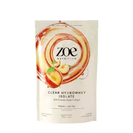 ZOE Nutrition Clear Hydrowhey (454 g, Peach Iced Tea)