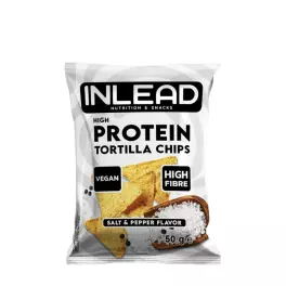   INLEAD Nutrition High Protein Tortilla Chips (50 g, Salt & Pepper)