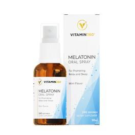 Vitamin360 Melatonin Oral Spray 1 mg (30 ml, Mint Flavor)