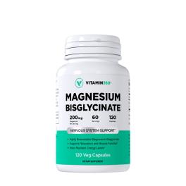 Vitamin360 Magnesium Bisglycinate 200 mg (120 Veg Capsules)